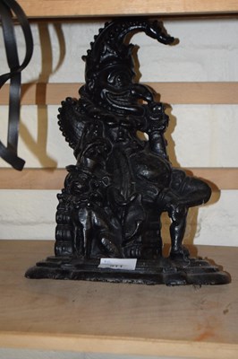 Lot 511 - Cast iron Mr Punch doorstop