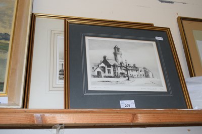 Lot 208 - Aidan Kirkpatrick two engravings, Southwold...