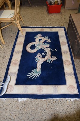 Lot 274 - Modern Chinese carpet with dragon decoration