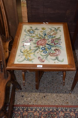 Lot 278 - A needlework combination fire screen and...