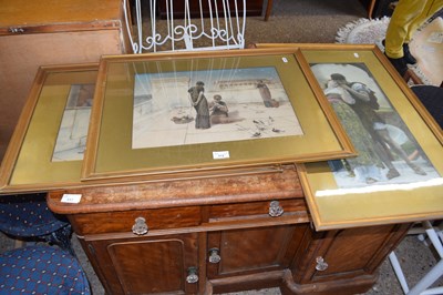 Lot 312 - Pair of prints after Henry Ryland together...