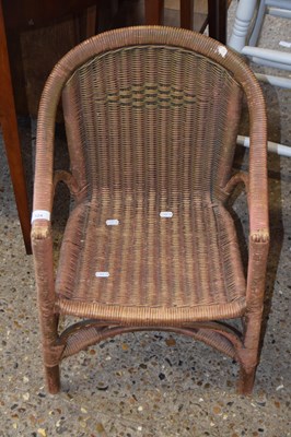 Lot 324 - A wicker child's chair by Angraves