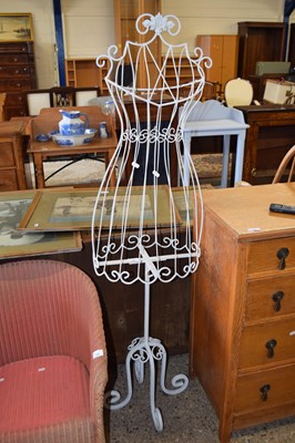 Lot 326 - A wire work tailors dummy