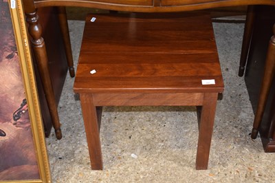 Lot 347 - Modern hardwood lamp table