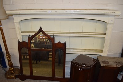 Lot 374 - A cream painted former dresser top