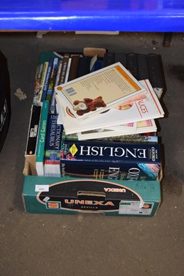 Lot 602 - Box of books New Oxford English Dictionary,...