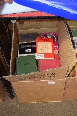 Lot 642 - Box of hardback books