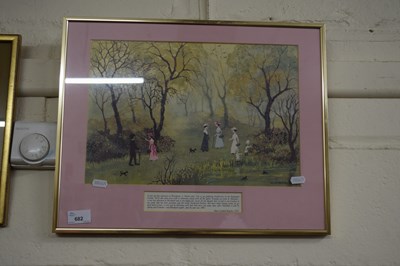 Lot 682 - A print by Helen Bradley