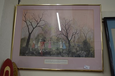 Lot 721 - Coloured print after Helen Bradley