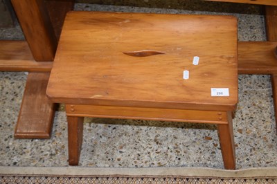 Lot 298 - Stained wooden stool