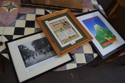 Lot 805 - Three various prints of cycling interest