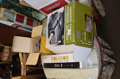 Lot 830 - Mixed Lot: Slide projector, Soligor 400mm...