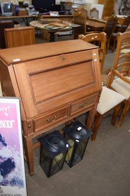 Lot 836 - 20th Century hardwood bureau