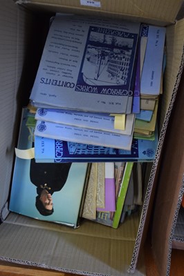 Lot 844 - One box of books and ephemera to include...