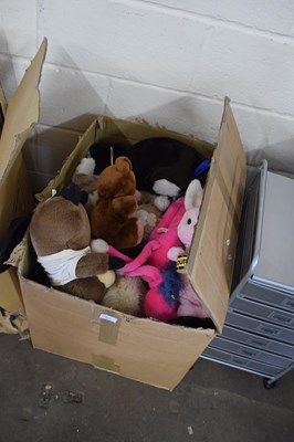 Lot 903 - Box of soft toys