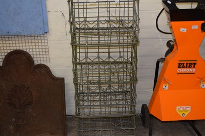 Lot 1004 - Four galvanised milk crates