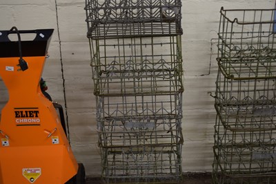 Lot 1006 - Five galvanised milk crates