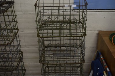 Lot 1007 - Four galvanised milk crates