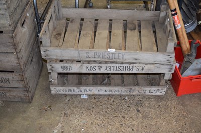 Lot 1075 - Four vintage seed trays