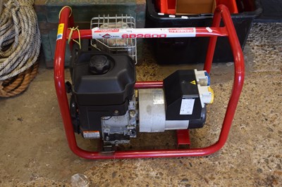 Lot 1079 - 110v petrol generator with a Briggs & Stratton...