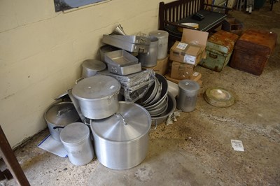 Lot 1113 - Large quantity of stainless steel catering...