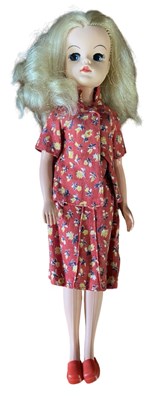 Lot 41 - Sindy in red floral two-piece and red shoes...