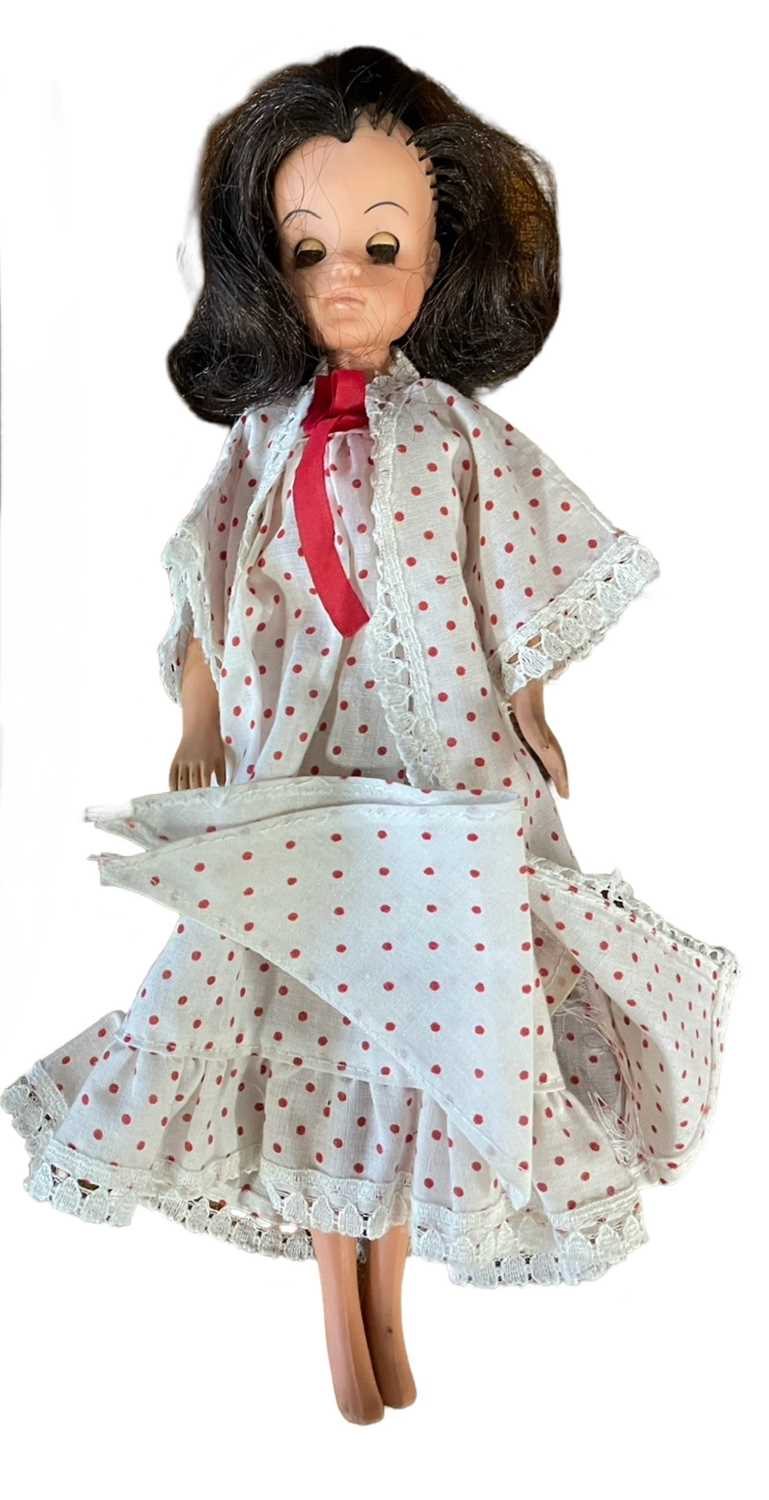 Lot 64 - Sleep Tight Miss Sindy, 1981 In white and red...