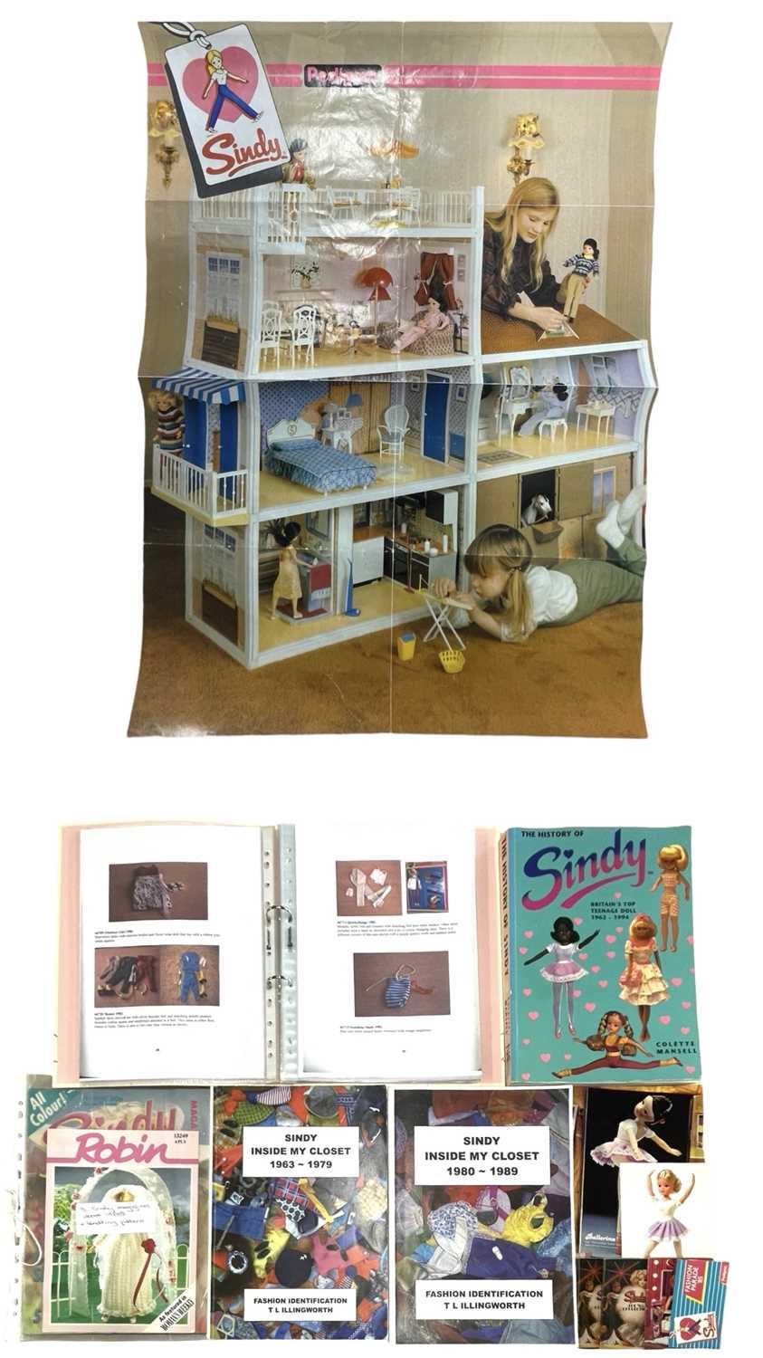 Lot 100 - A mixed lot of Sindy books and ephemera, to...