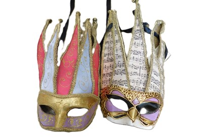Lot 193 - A group of Carta Alta Venetian masks, the...