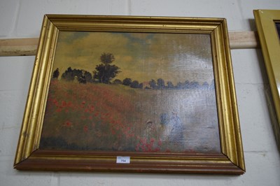 Lot 754 - AFTER MONET, COLOURED OLEOGRAPH IN GILT FRAME