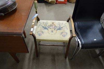 Lot 761 - TAPESTRY COVERED PIANO STOOL