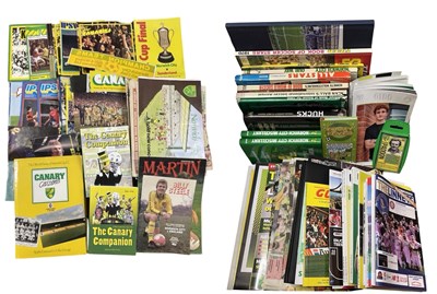 Lot 180 - One box of various Norwich City Football Club...