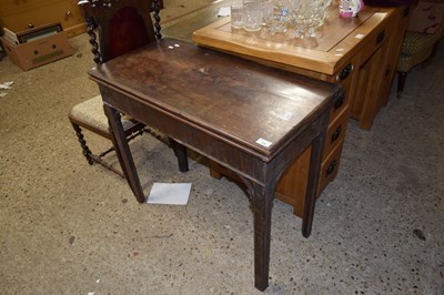 Lot 315 - GEORGIAN MAHOGANY CARD TABLE OF FOLDING...