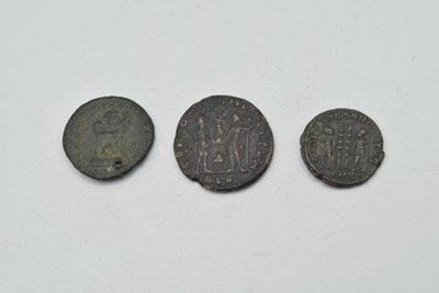 Lot 67 - Three Roman coins to include Constantine I 323-...