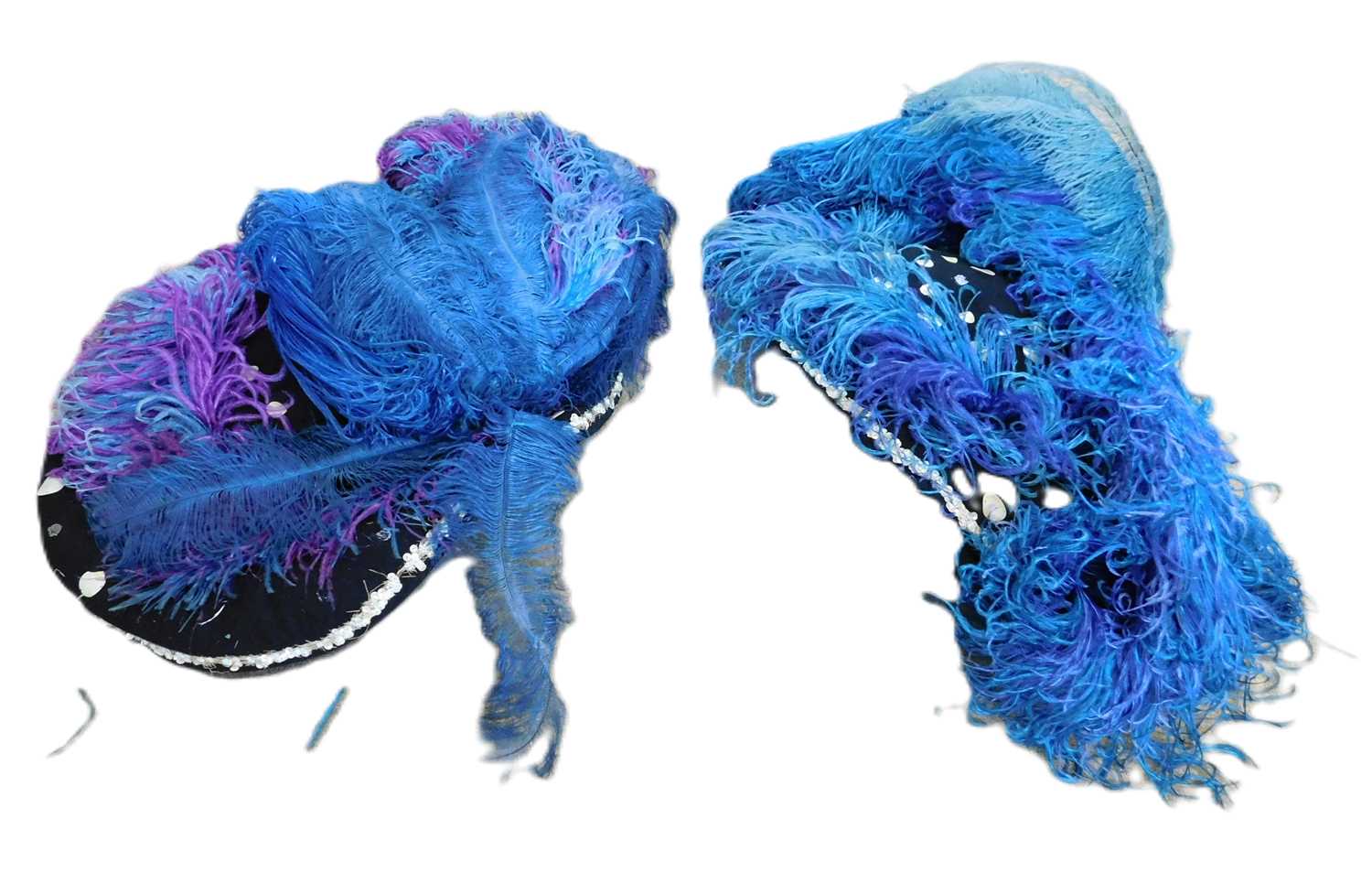 Lot 104 - Two 'Pearly Queen' hats by M. Berman Ltd.,...