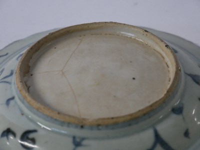 Lot 271 - Small Chinese porcelain dish, probably Ming...