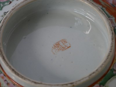 Lot 285 - 19th century Cantonese style porcelain bowl...