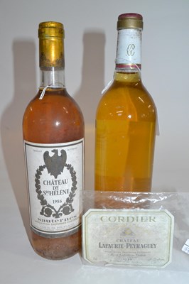 Lot 109 - Chateau Lafaurie-Peyraguey Sauternes 1980,...