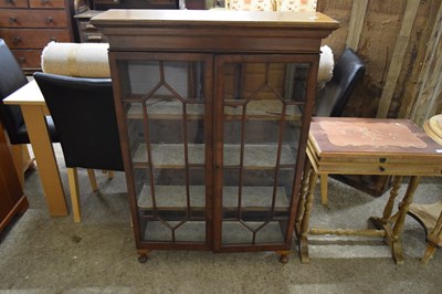 Lot 365 - EARLY 20TH CENTURY MAHOGANY ASTRAGAL GLAZED...