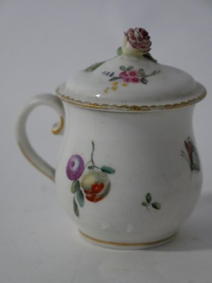 Lot 358 - Chelsea Derby 18th century cream pot and cover...