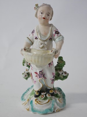 Lot 359 - 18th century Derby small sweetmeat figure