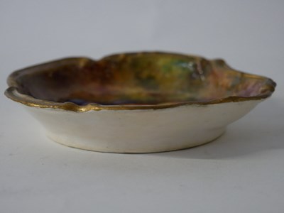 Lot 362 - Small Royal Worcester dish of quatrelobe shape...