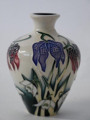 Lot 370 - Modern Moorcroft vase of small baluster shape,...