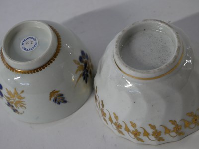 Lot 392 - Two Late 18th century Worcester tea bowls and...