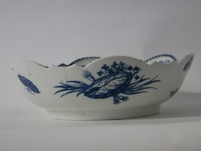 Lot 394 - Large Caughley salad bowl painted with fruit,...