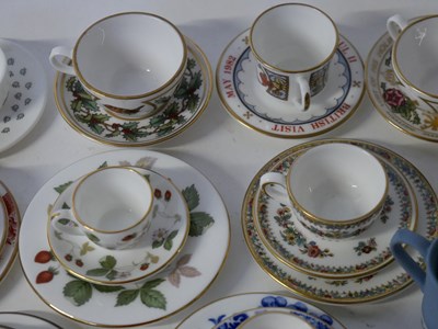 Lot 419 - Group of miniature cups and saucers and other...