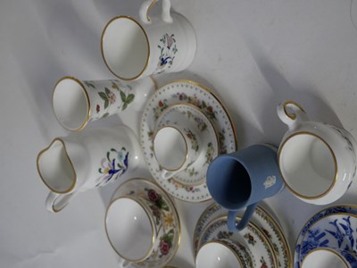 Lot 419 - Group of miniature cups and saucers and other...