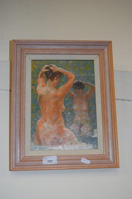 Lot 721 - F A WRIGHT, DOREEN ON WHITE, OIL ON BOARD, SET...