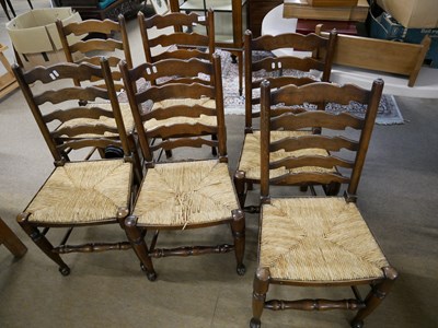 Lot 600 - Set of six reproduction Lancashire style...