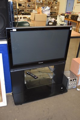 Lot 889 - PANASONIC FLAT SCREEN TV WITH STAND